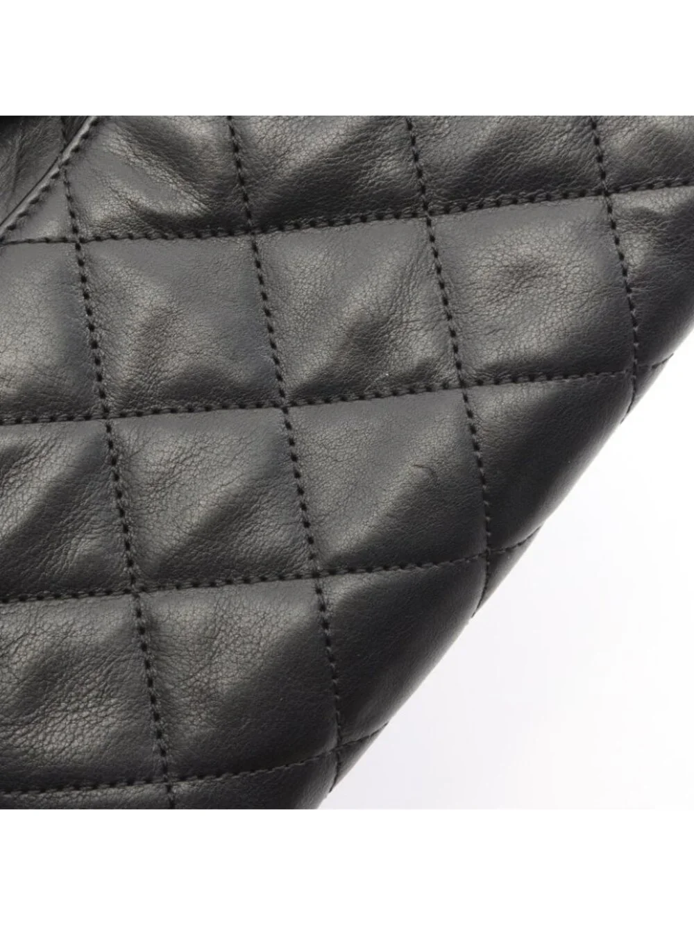 Chanel Shoulder Bag Quilted Black Lambskin Coco Pearl Mini Chain
